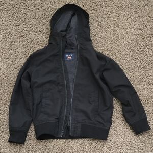 The Children's Place Black Zip-Up Hoodie